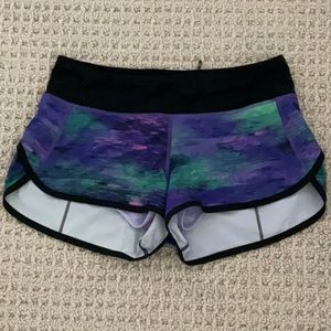 Lululemon EUC speed short size 4